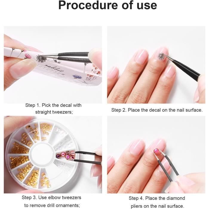 Lot De 9 Pinces à Épiler Stedi Pour Modélisme - Idéal Débutants Gundam Pièces Résine 3D Miniature