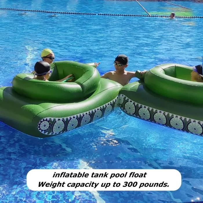 LTS FAFA Jouet gonflable pour piscine, flotteur de piscine, jouet flottant  pour canoë gonflable avec pagaie