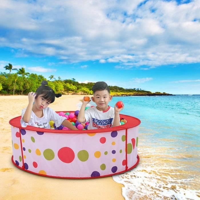 Piscine À Balles pour Bébé - Piscine a Balle pour Enfant - Bleu Jaune