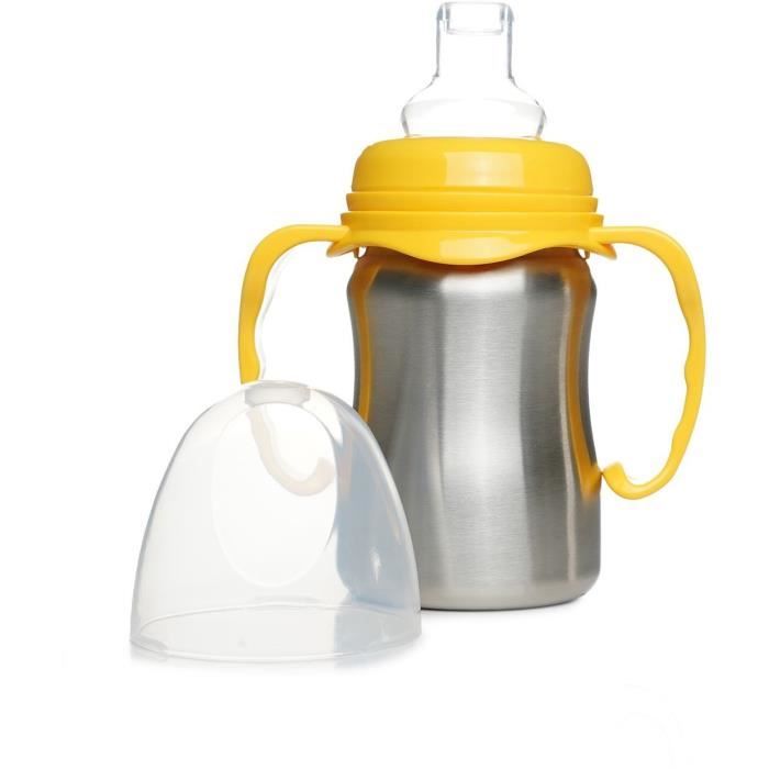 Biberon D’apprentissage BIBS 150 Ml – Poignées, Tétine Silicone, Anti-fuite – Dès La Naissance