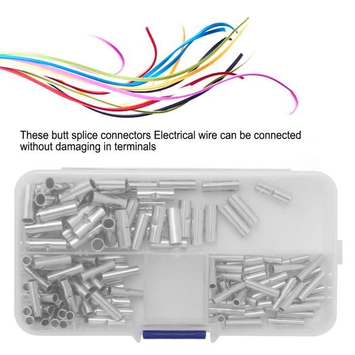 Connecteurs Bout à Bout Non Isolés 10mm² - Lot De 5 Pièces - Cuivre Étamé