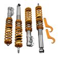 maXpeedingrods Kit Amortisseurs suspension combines filetes pour VW Jetta II GOLF MK2 MK3 83-02-3
