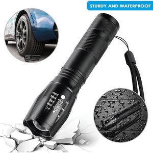 Lampe de poche tactique Bailong avec zoom Cree LED XM-L T6 modèle 1831