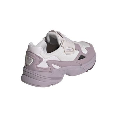 Basket adidas Originals FALCON ZIP ADIDAS ORIGINALS Femme Cuir Rose Zip Rose Cdiscount Chaussures