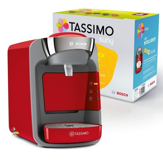 Machine Caf Multi boissons BOSCH Tassimo Suny TAS32 Rouge machine-caf-multi-boissons-bosch-tassimo-suny-tas32-rouge