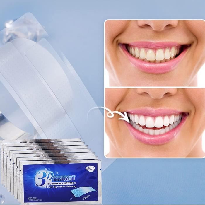 Kit Blanchiment Dentaire 42 Bandes - Professionnel, Sourire Blanc, Neuf