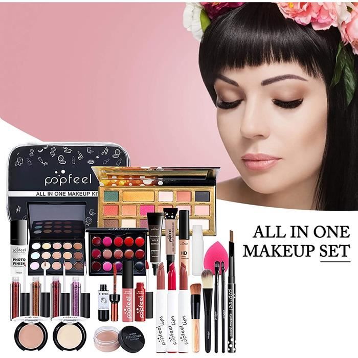 Kit De Maquillage Set 27 Pieces Maquillage Palette De Maquillage Mallette De Maquillage Beauty Coffret Fetes Ensemble De Maquilla Cdiscount Au quotidien