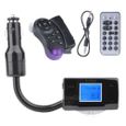 Transmetteur FM Bluetooth Kit voiture lecteur MP3 Volant mains libres avec Bluetooth Remote Control Kit Cars FM Modulator Écoutez-0