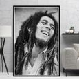 Affiche murale avec Bob Marley et chanteur, pour décoration de maison - 6-40x50cm-0