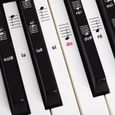 Belfort® Autocollants pour notes de piano + clavier 49|61|76|88 touches + Ebook gratuit-0