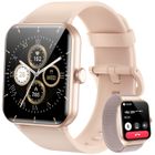 BLACKVIEW Montre Connectée Femme avec écran HD 1,85",Podomètre,Moniteur de santé, 2 Bracelet Connecté pour iOS Android Samsung