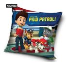 CARBOTEX Taie d'oreiller - Paw Patrol - 40x40 cm - 100% polyester - Déhoussable - Style enfant