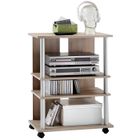 Meuble TV/Hi-Fi - FMD - Variant 7 - Chêne - 3 compartiments - 65x40x85 cm