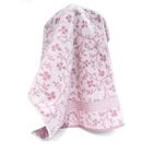 LINNEA Serviette invité 33x50 cm VINTAGE FLORAL Rose 550g/m2
