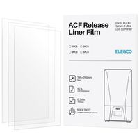 ELEGOO Film de Séparation ACF pour Impression 3D Rapide d'Imprimante 3D LCD Saturn 3 Ultra 195 * 290 mm et 0,3 mm d'Épaisseur 3pcs