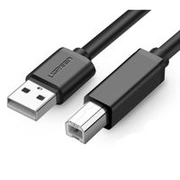 Juce® 1M Câble Printer USB 2.0 A vers B Mâle Câble Imprimante pour Imprimantes HP Officejet Canon ect . – 1M
