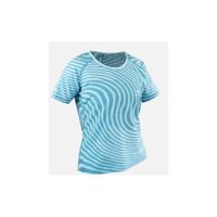 T-Shirt Running RAIDLIGHT Femme MC RIPSTRETCH Eco Dry MIF Bleu PE 2024