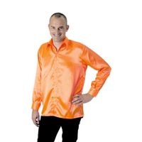 Chemise néon Disco Fluo - PARTY PRO - Taille unique - Homme - Orange