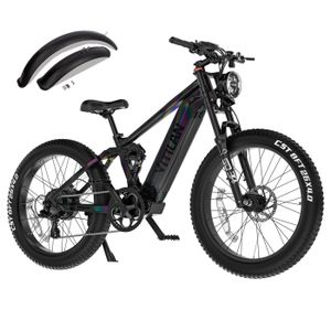 VTT électrique Surpass Homme - Semi-rigide 27.5" - Cadre 53 Cm - Noir - 250W