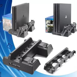 VENTILATEUR CONSOLE Support vertical pour console PS4 Slim-PRO, ventilateur de refroidissement, contrôleur de refroidissement, su