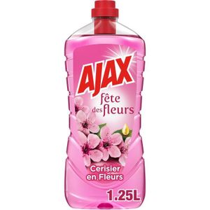 NETTOYAGE MULTI-USAGE AJAX Produit Ménager Sol & Multi Surfaces Fête des fleurs, Fleurs de Cerisier - 1,25 L