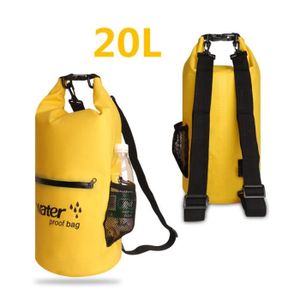 20 litres, avec étui étanche pour téléphone, sac à dos étanche, idéal comme  accessoire