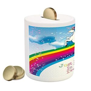 Tirelire en Forme darc-en-Ciel pour Enfants moses 30552 Tirelire Arc-en-Ciel Multicolore