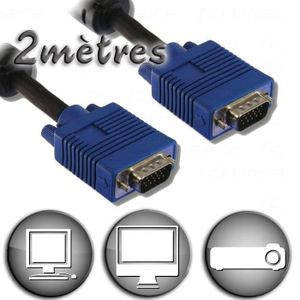 Câble DVI vers 2x VGA - Marque - Modèle - Connecteur DVI I male - 2