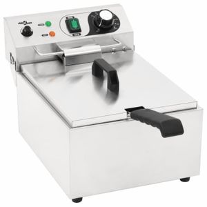 20L Taimiko Friteuse /électrique commerciale 2 r/éservoir inox 5000W 220V-240V 60-200 /°C