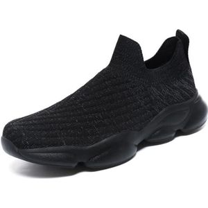 BASKET Basket Hommes Chaussure de Marche sans Lacets Mesh