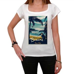 T-SHIRT Femme Tee-Shirt Bowers Pura Vida Beach T-Shirt Vin