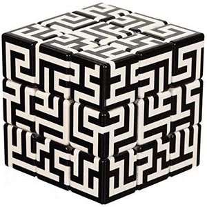 CASSE-TÊTE Casse-tête Maze Cube noir/blanc 5 cm - V-CUBE - Ru