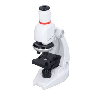 MICROSCOPE C2155 Microscope pour enfants 1200x Ensemble d'aides pédagogiques pour expériences scientifiques (Blanc) ZHU pratique