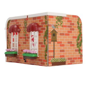 MAISON POUPÉE ZERONE Kit de maison miniature de bricolage Maison