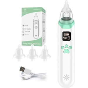 Nettoyeur Nasal Bébé Manuel – Embout Souple, Hygiénique, Fabriqué En Europe, Jaune Ou Bleu