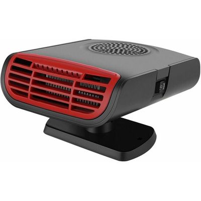 Chauffage Soufflant Voiture 12V 2en1 - Dégivreur Portable Désembueur Pare-Brise Avec Prise Allume-Cigare