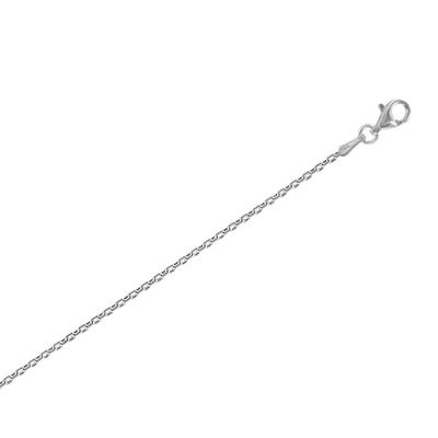 Chaîne En Argent Massif Toulhoat - Modèle Moyenne, Longueur 50 Cm - Taille 2 - Neuf Avec étiquette