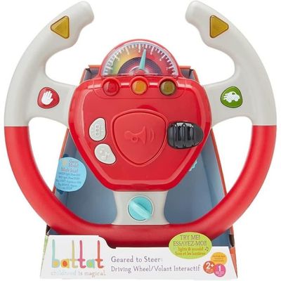 Battat Volant interactif pour diriger le volant - Jouet de simulation  portable pour enfants de 2 ans et plus : : Jouets