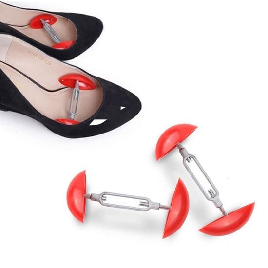 Lot De 5 Paires D'embauchoirs Réglables En Cuir - Pour Maintenir La Forme Des Chaussures Homme/femme - Tailles 34 à 46