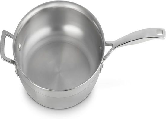 Set De Casseroles Le Creuset Inox 3-Ply - 10 Pièces (3 Faitouts, 1 Faitout Bas, 1 Casserole) - Argenté