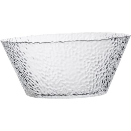 WHJY Lot de 3 bols à céréales en verre transparent de 15,2 cm pour