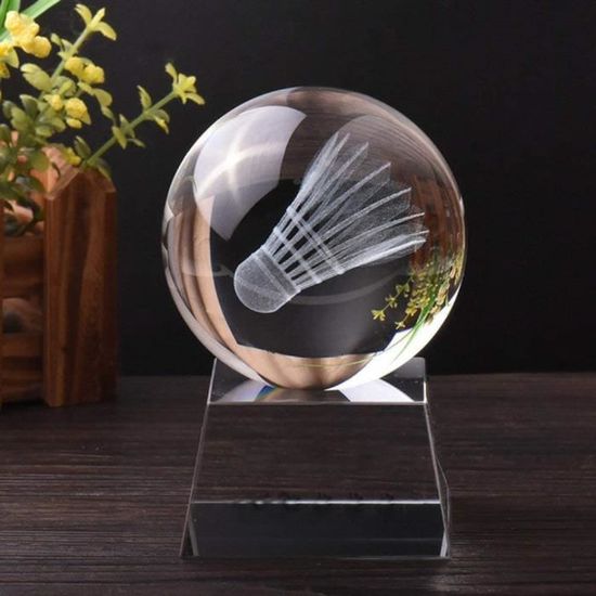 Générique Boule Souvenir, Boule Souvenir En Cristal De 7 Cm