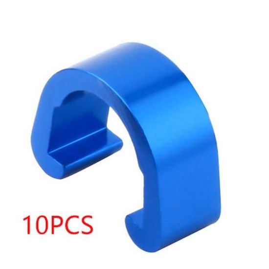 4 Pinces Guide-câbles Pour VTT Avec Support Adhésif - Bleu électrique (uxcell)