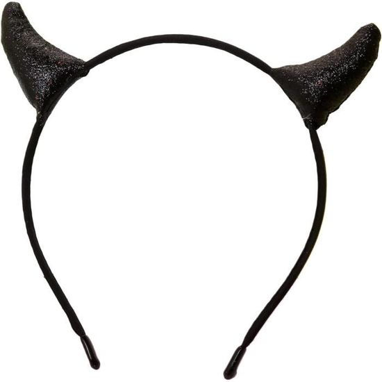 Accessoires Diable - Bandeau Cornes + Lunettes Cœur - Déguisement Halloween/Carnaval