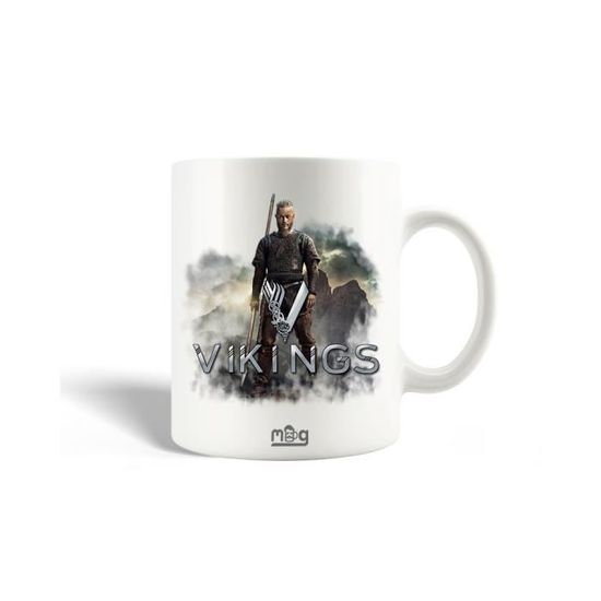 Mug - Vikings - Ragnar Lothbrok - Céramique - 30cl - Compatible lave-vaisselle Mug - Vikings - Ragnar Lothbrok - Céramique - 30cl - Compatible lave-vaisselle