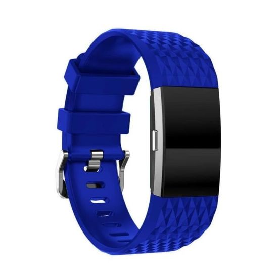 Bracelet Compatible Fitbit Charge 2 - Silicone Réglable Sport Pour Homme Et Femme, Petit Et Grand Modèle (sans Montre)