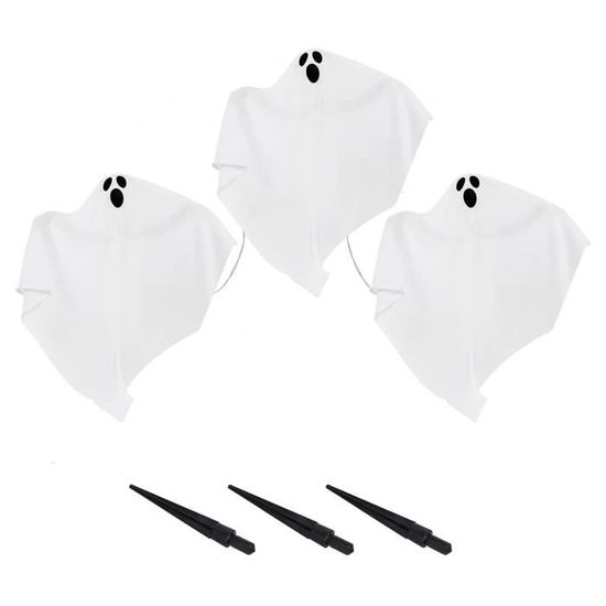 Grand Fantôme De Décoration, Visage Noir