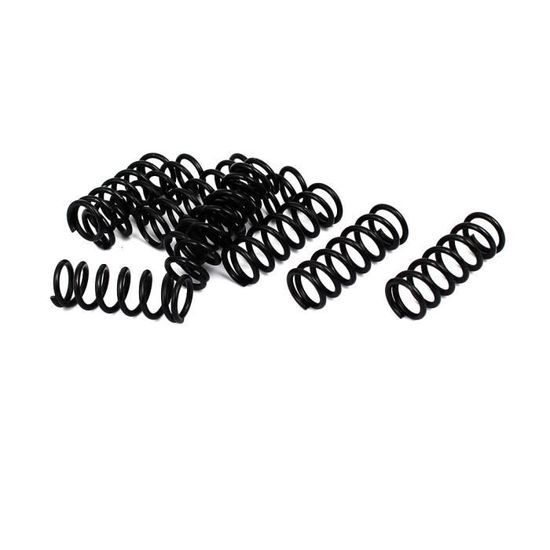1.2mm Fil Dia 9mm Outer Dia 45mm Long Compression Ressort Noir 10pc