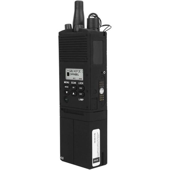 Boîtier radio factice, modèle de talkie-walkie flexible sans fonction Boîtier radio factice, modèle de talkie-walkie flexible sans fonction