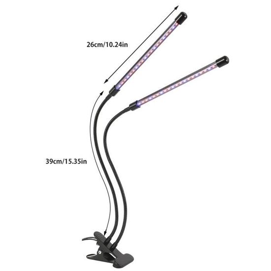 Lampe Pour Plantes 30W 60 LED Lampe De Croissance Pour Plantes Avec Minuterie Auto 85382767